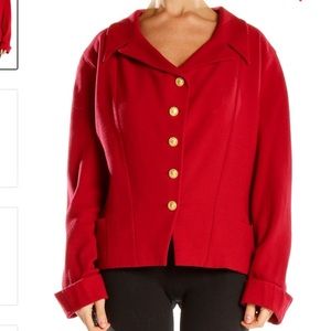 Red vintage CHANEL blazer - 42